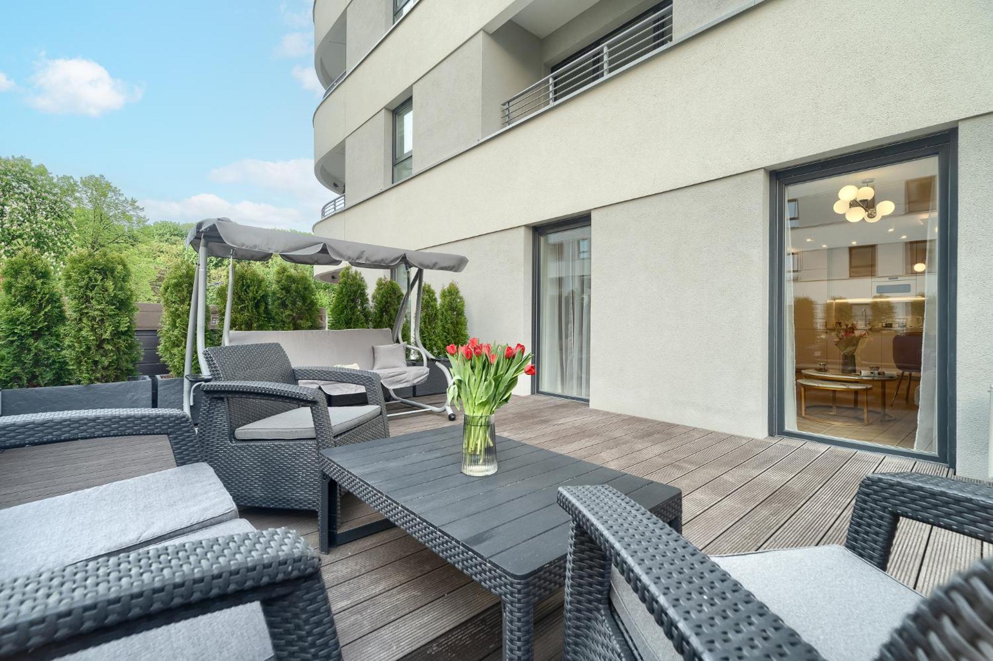Apartments Ostsee Suntowers Taras Swinoujscie Exterior foto
